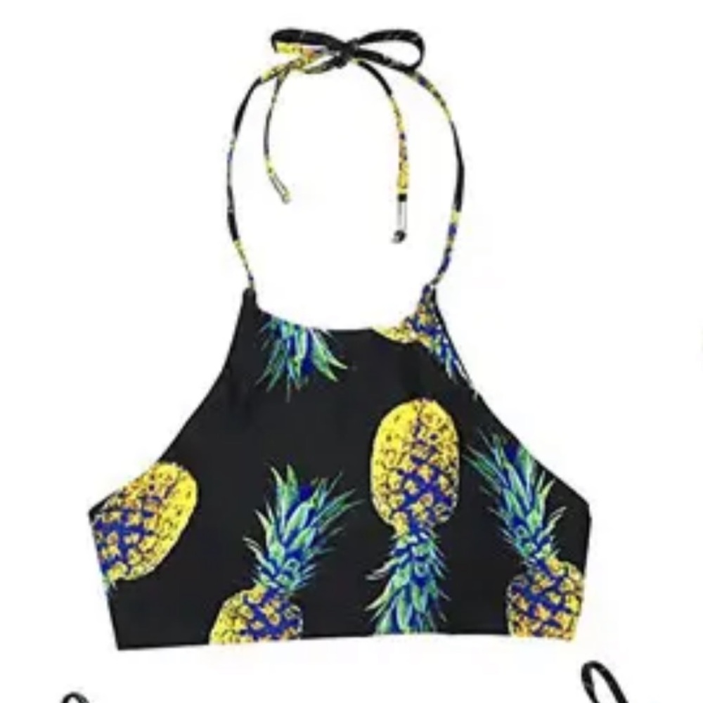 Pineapple Halter Bikini Top S/M
